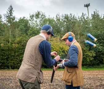 Simulated Driven Clay Shooting